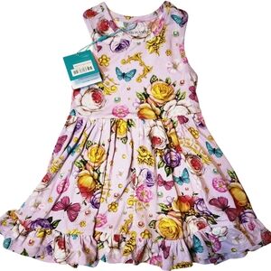 Posh Peanut Adrina Racerback Ruffled Twirl Dress 2T NWT